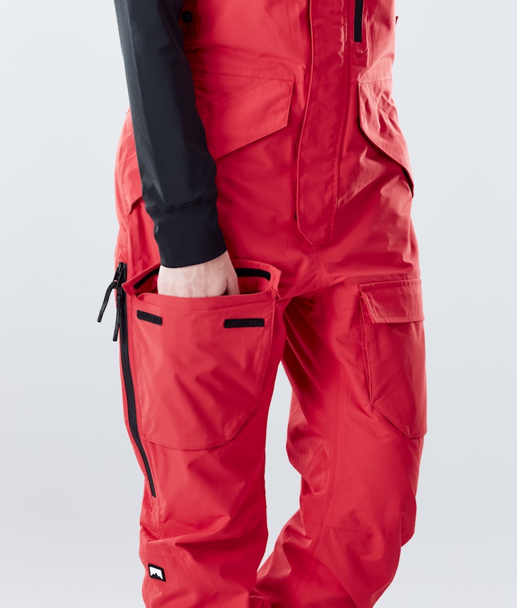Montec Fawk W 2020 Spodnie Snowboardowe Kobiety Red, Zdjęcie 6 z 6