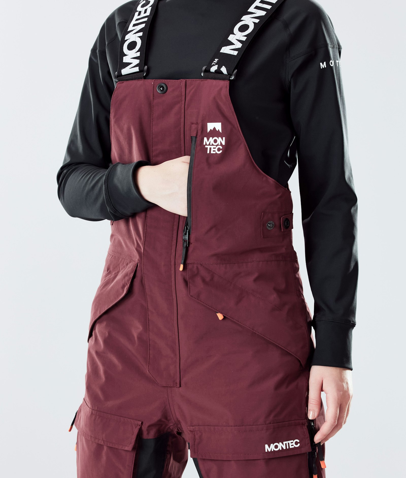 Fawk W 2020 Kalhoty na Snowboard Dámské Burgundy/Black