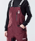 Fawk W 2020 Pantalon de Snowboard Femme Burgundy/Black, Image 5 sur 6