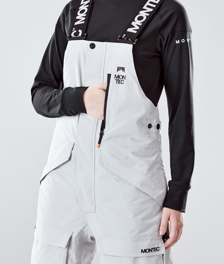 Fawk W 2020 Snowboard Pants Women Light Grey, Image 4 of 6