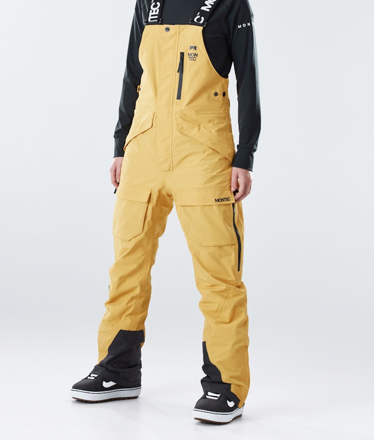 Fawk W 2020 Pantalon de Snowboard Femme Yellow, Image 1 sur 6