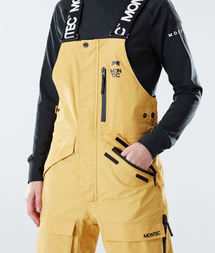 Fawk W 2020 Pantalon de Snowboard Femme Yellow, Image 5 sur 6