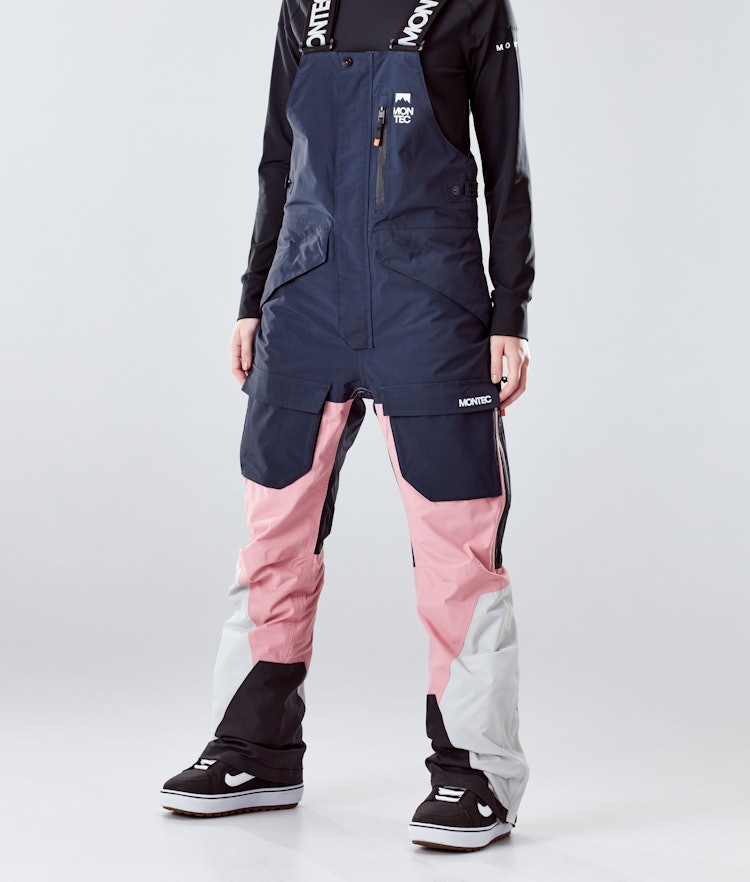 Fawk W 2020 Snowboardhose Damen Marine/Pink/Light Grey, Bild 1 von 6