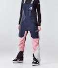 Montec Fawk W 2020 Snowboard Bukser Dame Marine/Pink/Light Grey