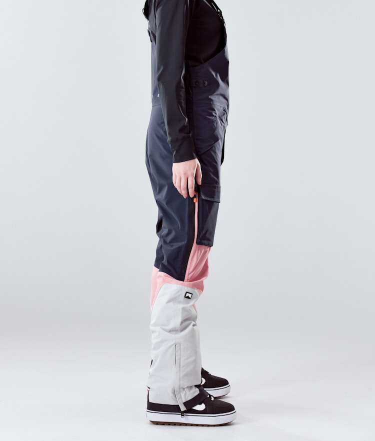 Montec Fawk W 2020 Pantalon de Snowboard Femme Marine/Pink/Light Grey
