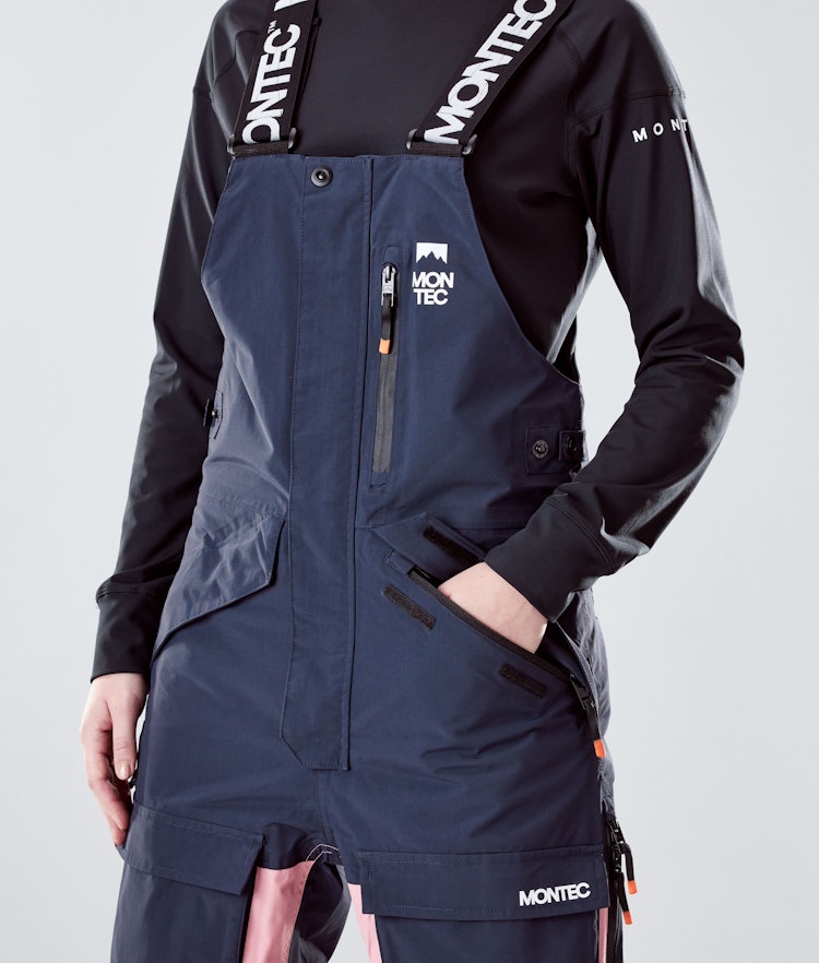 Fawk W 2020 Pantalon de Snowboard Femme Marine/Pink/Light Grey, Image 5 sur 6