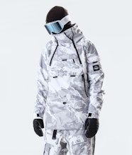 Dope Akin 2020 Laskettelutakki Miehet Tucks Camo Valkoinen Ridestore fi