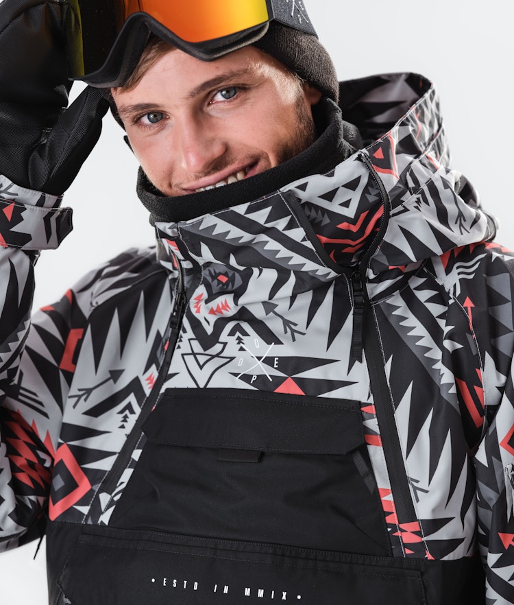 Akin 2020 Veste Snowboard Homme Arrow Red/Black, Image 3 sur 8