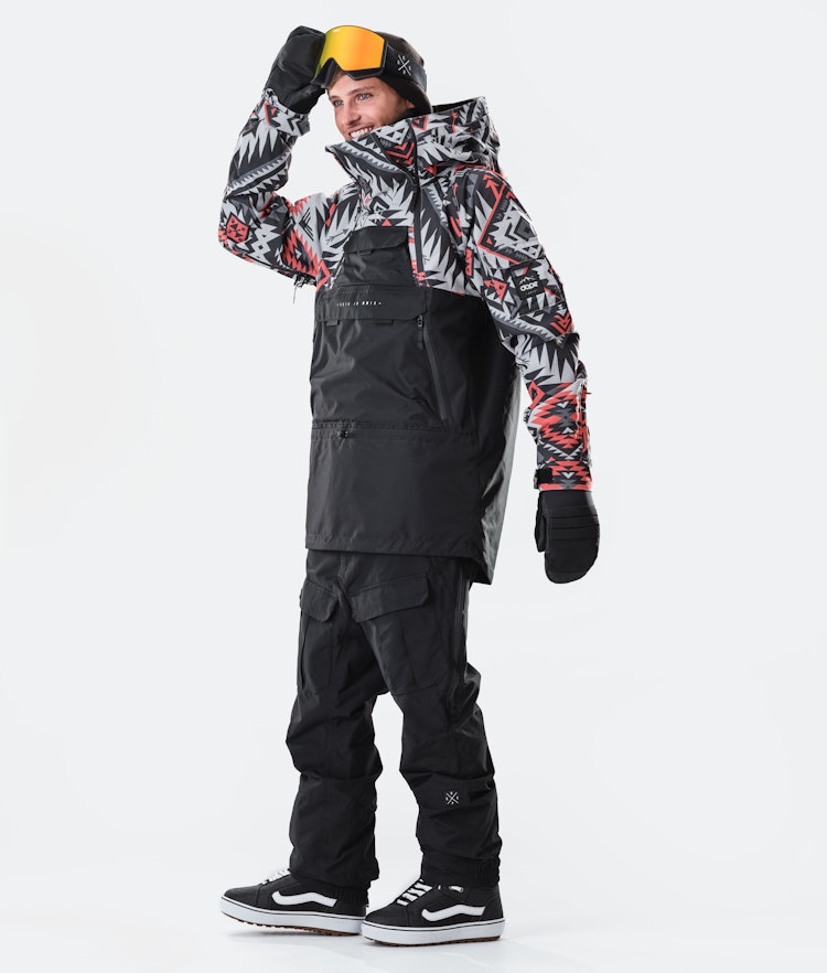 Dope Akin 2020 Snowboardjacka Man Arrow Red/Black