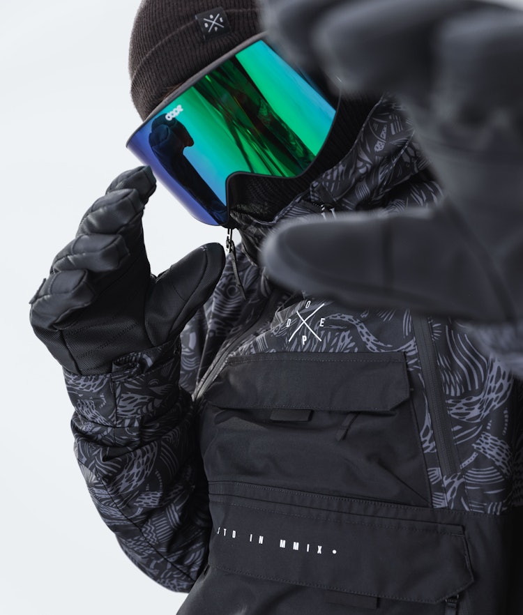 Dope Akin 2020 Giacca Snowboard Uomo Shallowtree/Black