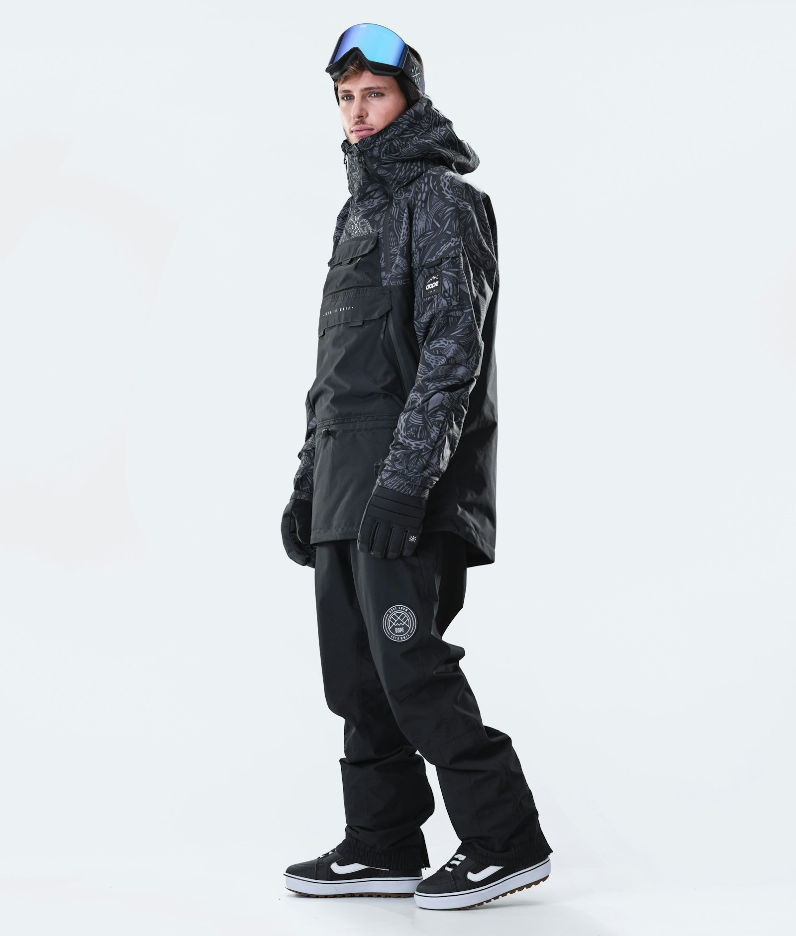 Akin 2020 Snowboardjacke Herren Shallowtree/Black