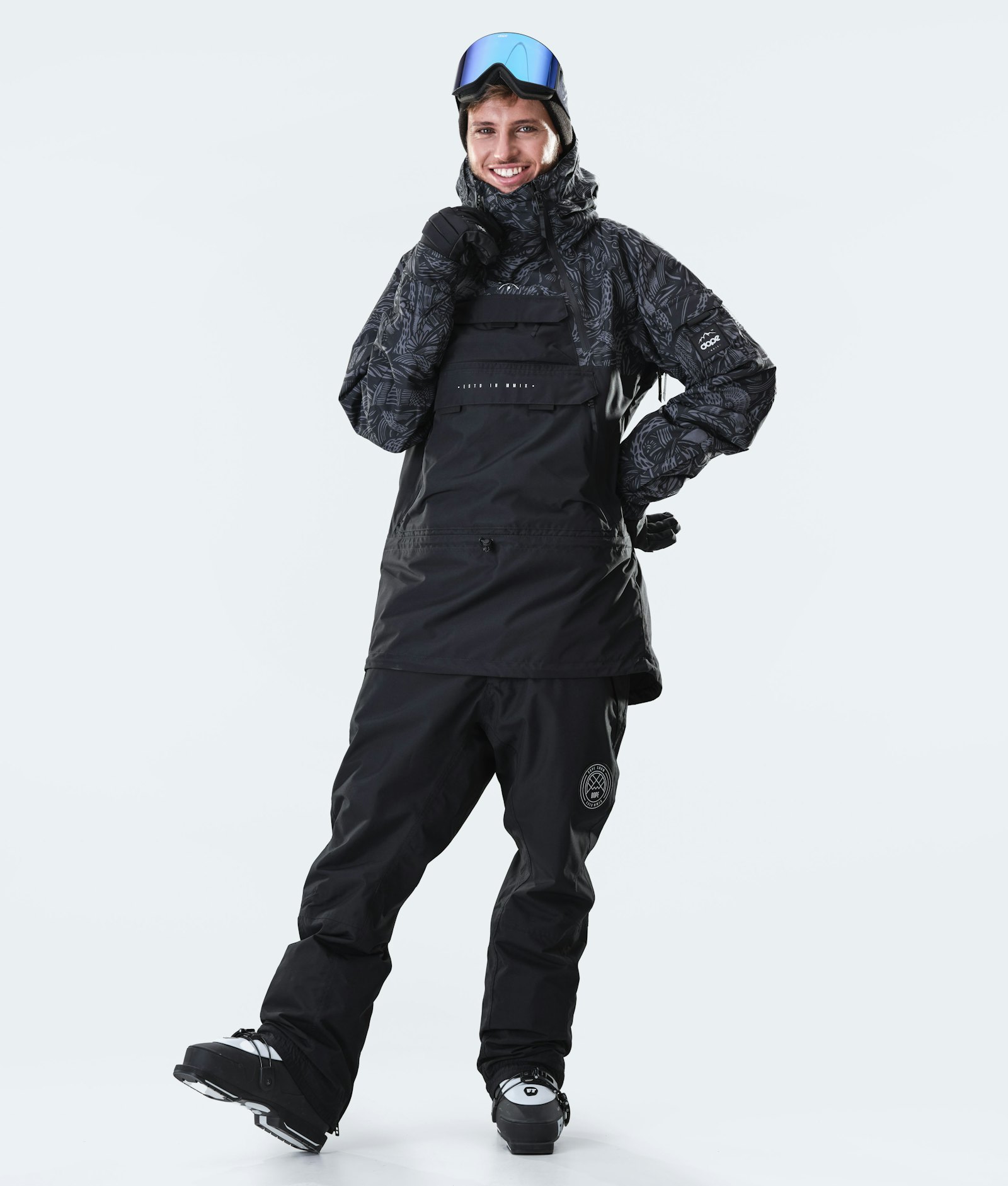 Dope Akin 2020 Ski jas Heren Shallowtree/Black