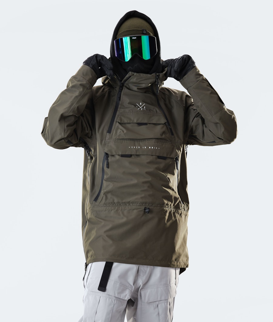 Akin 2020 Snowboard Jacket Men Olive Green