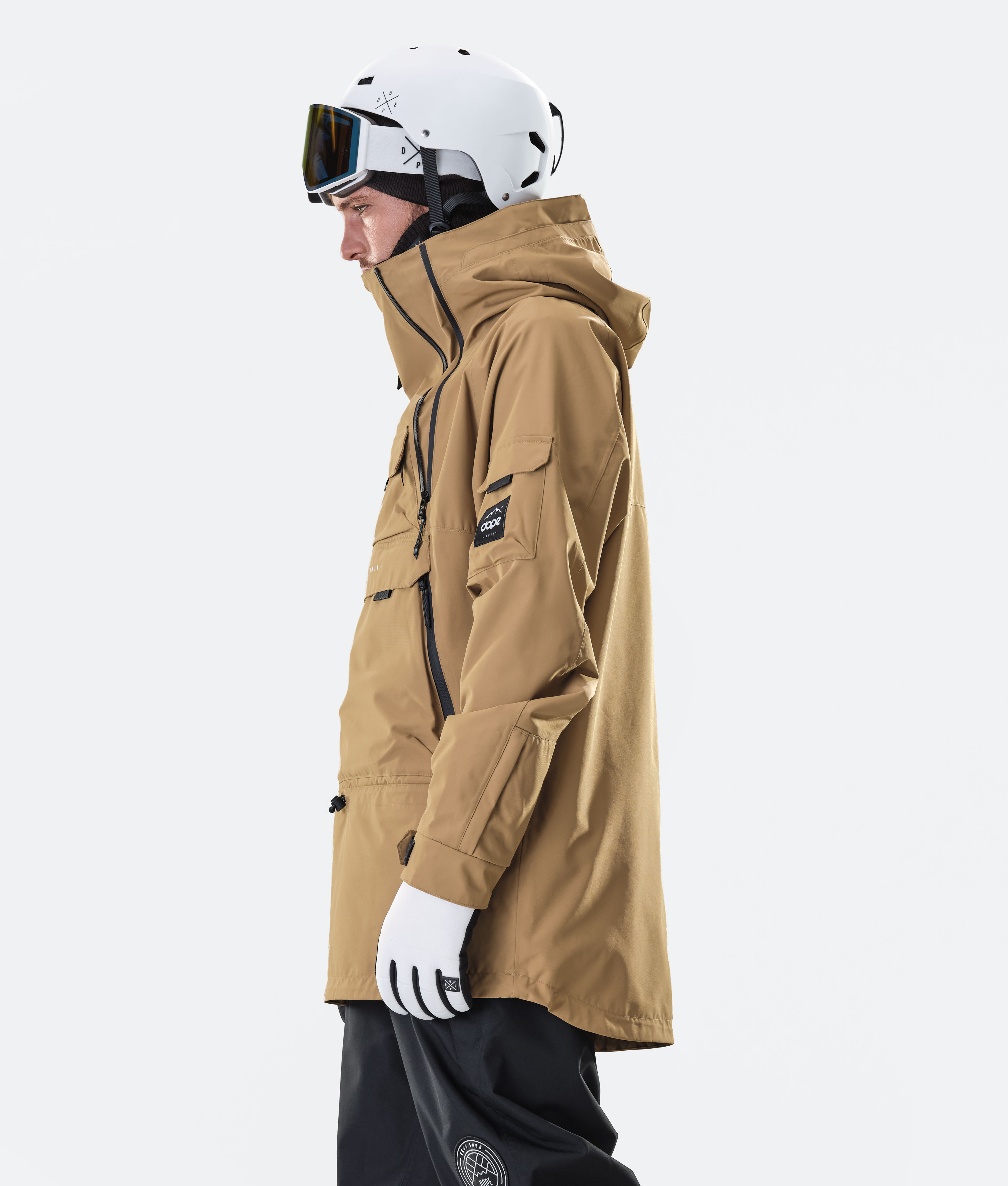 beige snowboard jacket