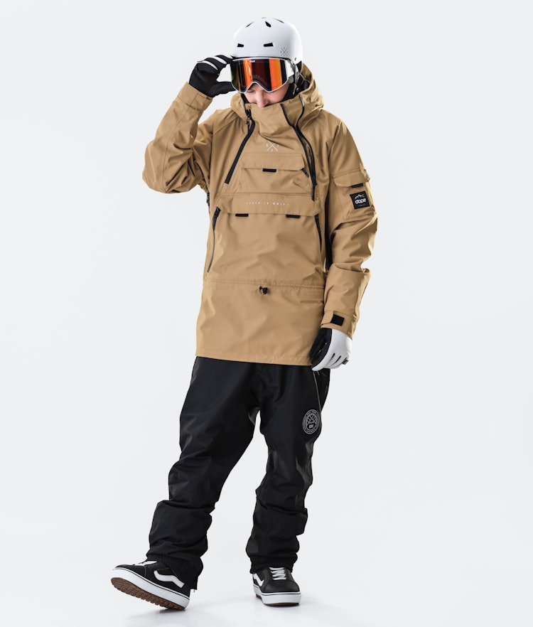 Dope Akin 2020 Snowboard Jacket Men Gold