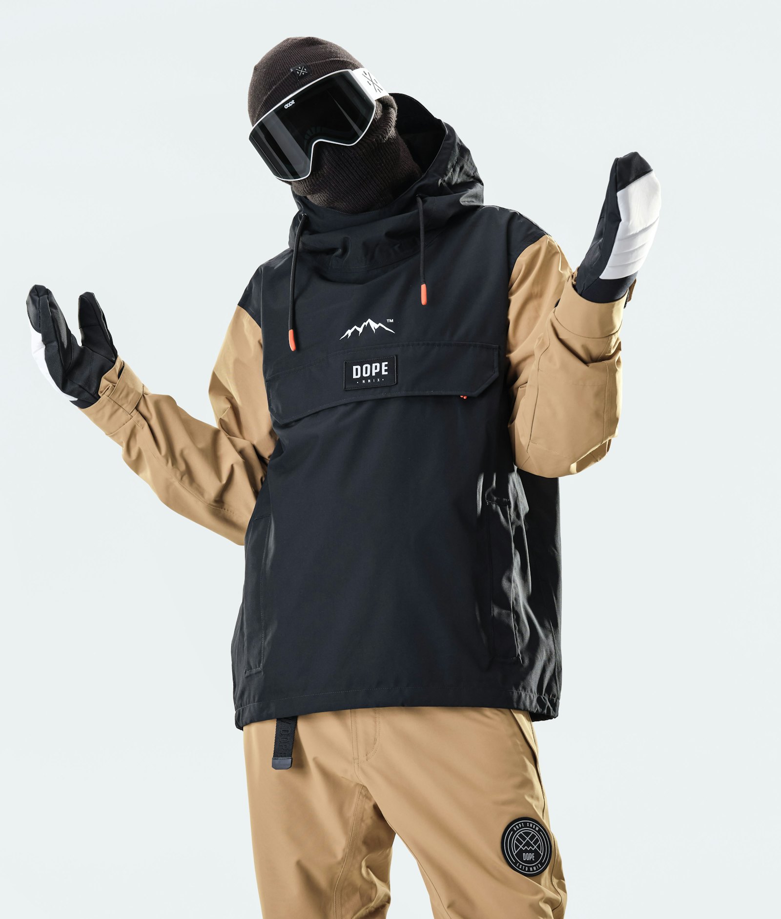 Dope Blizzard 2020 Snowboard Jacket Men Gold/Black