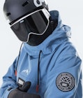 Dope Blizzard 2020 Snowboard Jacket Men Blue Steel