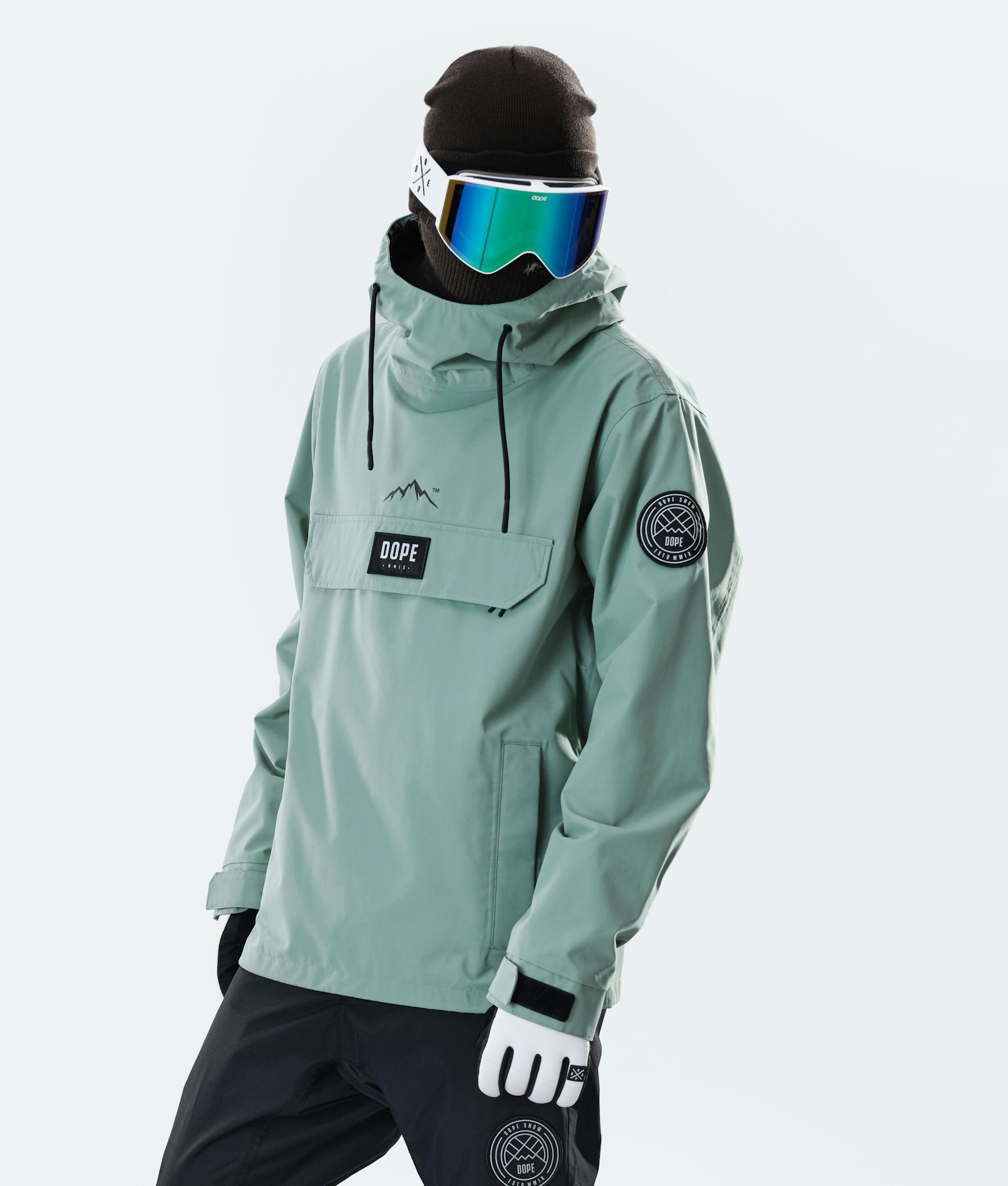 Dope Blizzard 2020 Snowboard Jacket Men Faded Green