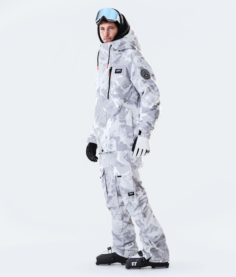 Dope Blizzard Full Zip 2020 Ski Jacket Men Tucks Camo