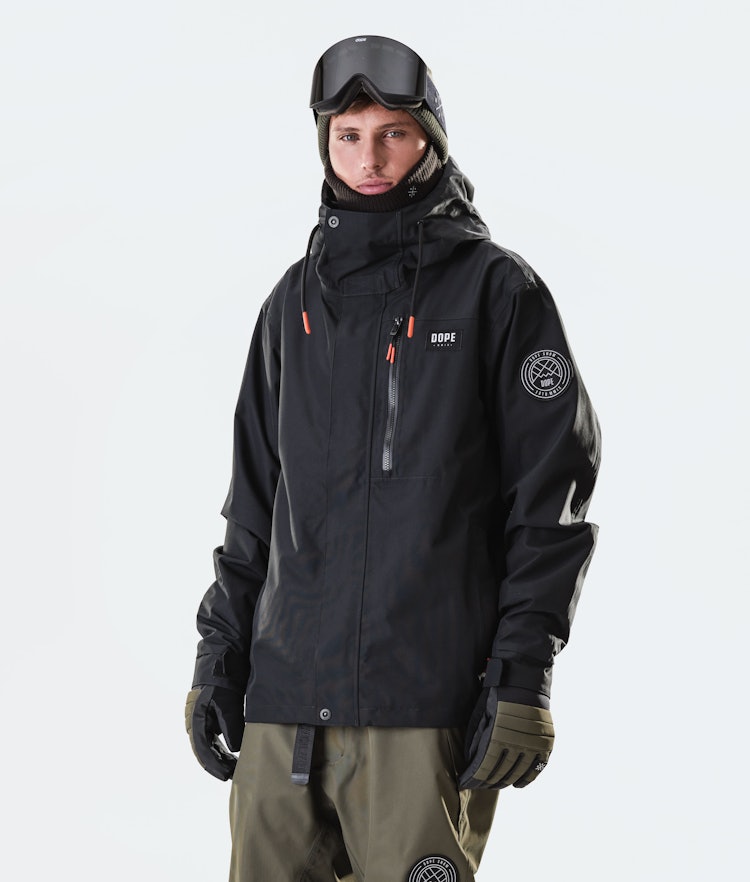 Dope Blizzard Full Zip 2020 Ski Jacket Men Black