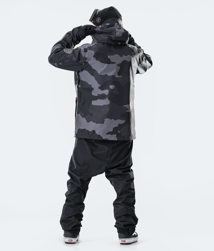 Dope Blizzard Full Zip 2020 Snowboard jas Heren Black Camo