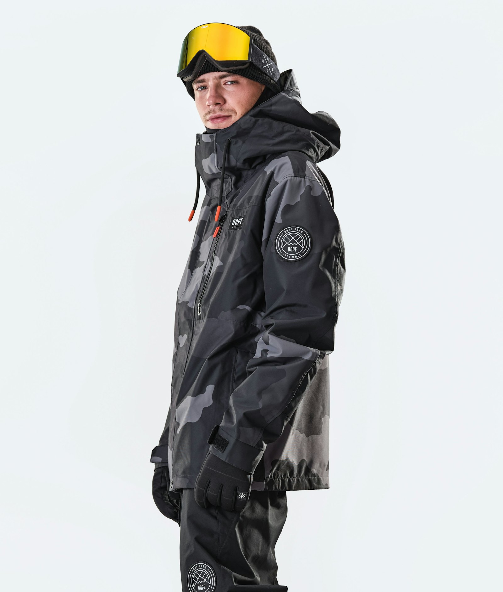 Dope Blizzard Full Zip 2020 Ski jas Heren Black Camo
