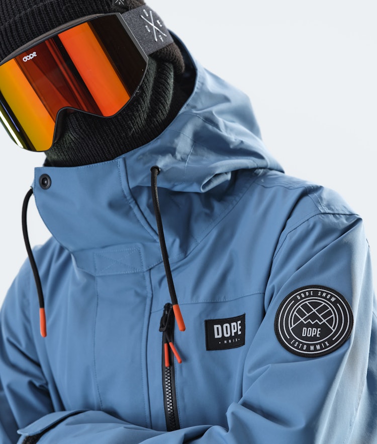 Dope Blizzard Full Zip 2020 Ski Jacket Men Blue Steel