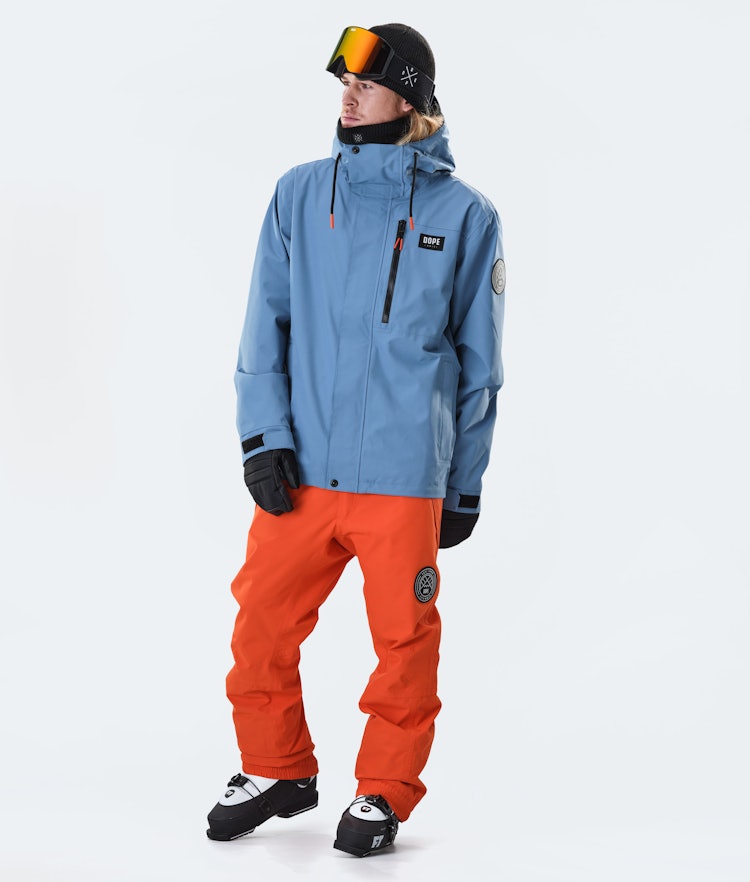 Dope Blizzard Full Zip 2020 Ski jas Heren Blue Steel