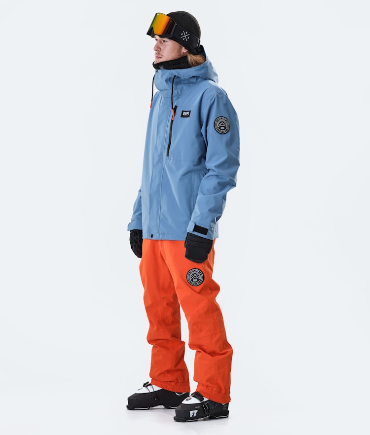 Dope Blizzard Full Zip 2020 Ski Jacket Men Blue Steel