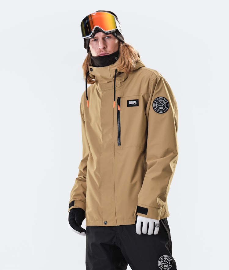 Dope Blizzard Full Zip 2020 Snowboard Jacket Men Gold, Image 1 of 8