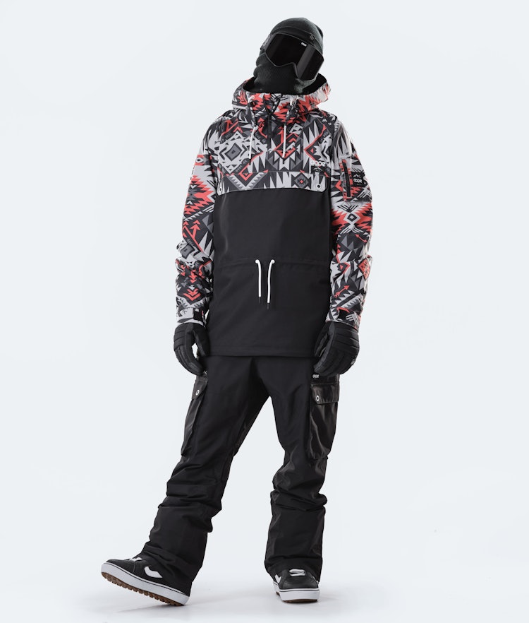 Annok 2020 Veste Snowboard Homme Arrow Red/Black, Image 6 sur 8
