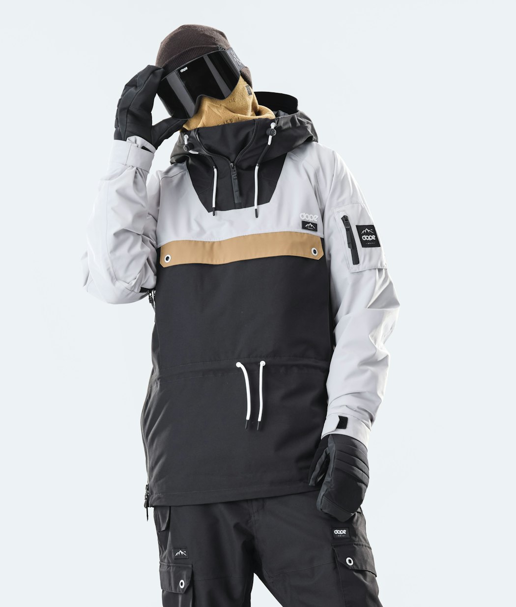 Dope Annok 2020 Veste Snowboard Light Grey/Gold/Black