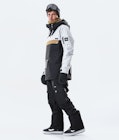 Annok 2020 Veste Snowboard Homme Light Grey/Gold/Black, Image 6 sur 7