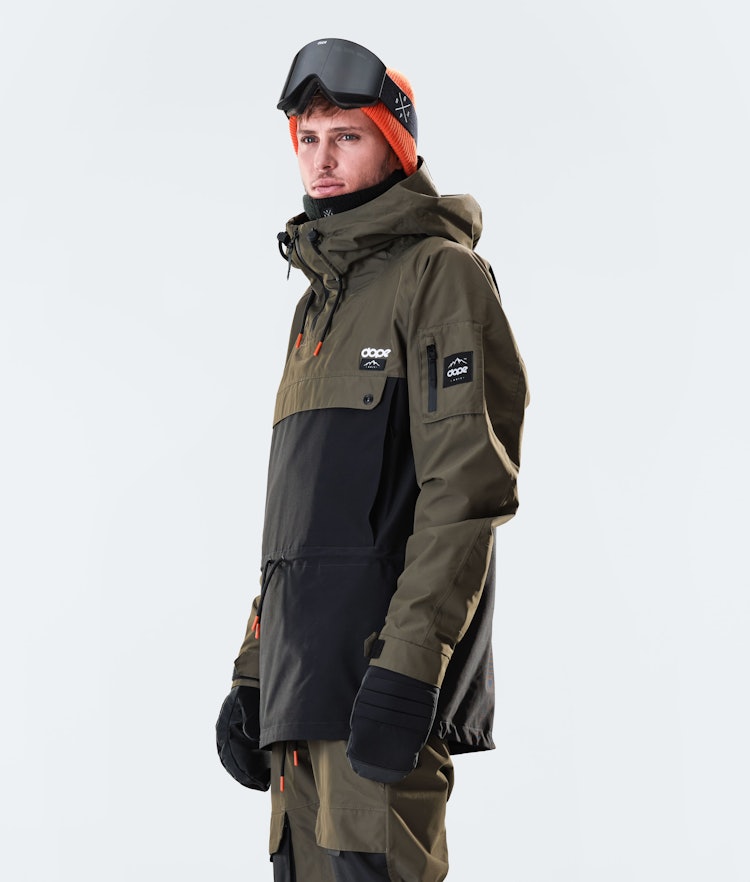 Annok 2020 Snowboard Jacket Men Olive Green/Black, Image 4 of 8