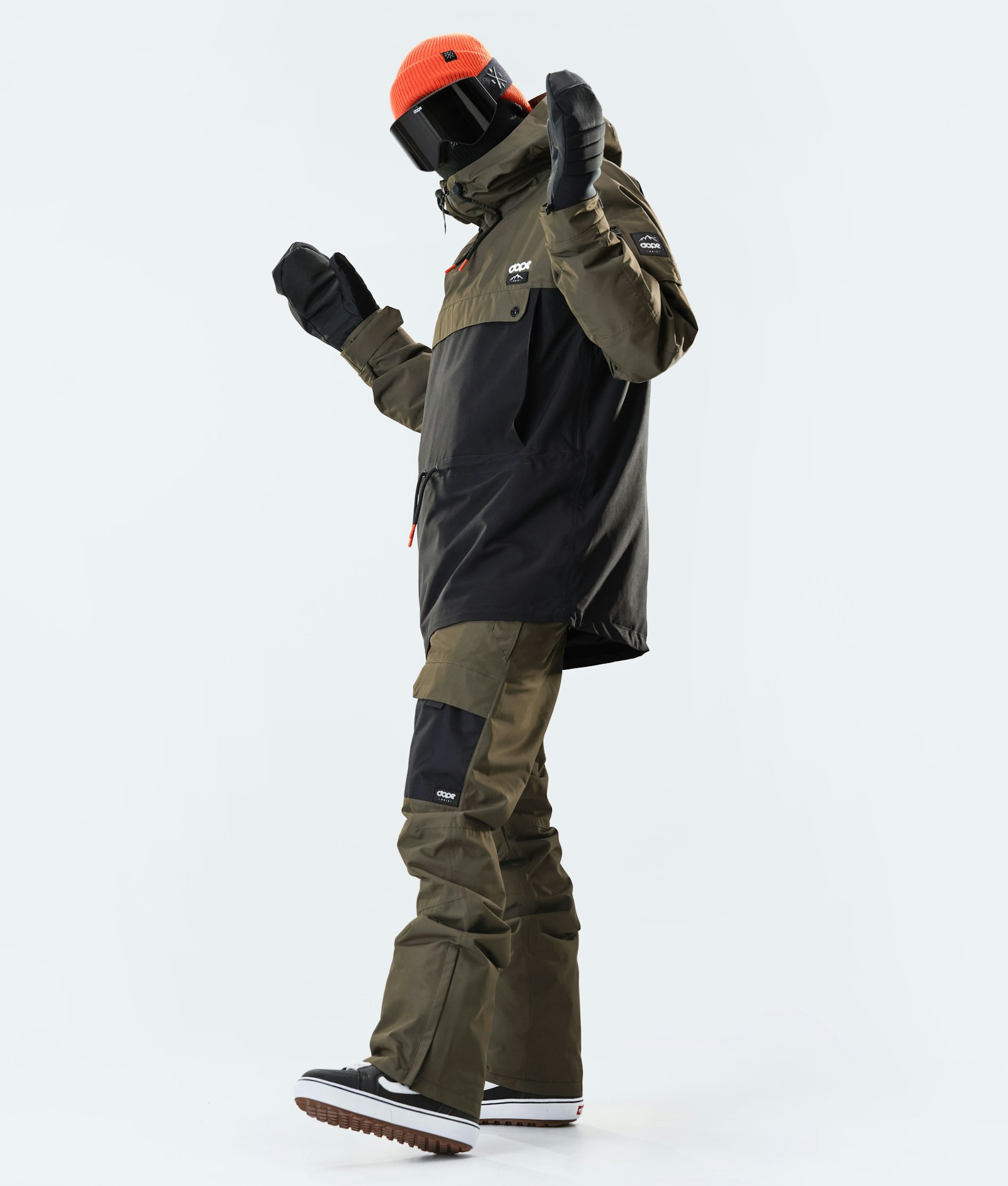 Annok 2020 Snowboardjacke Herren Olive Green/Black