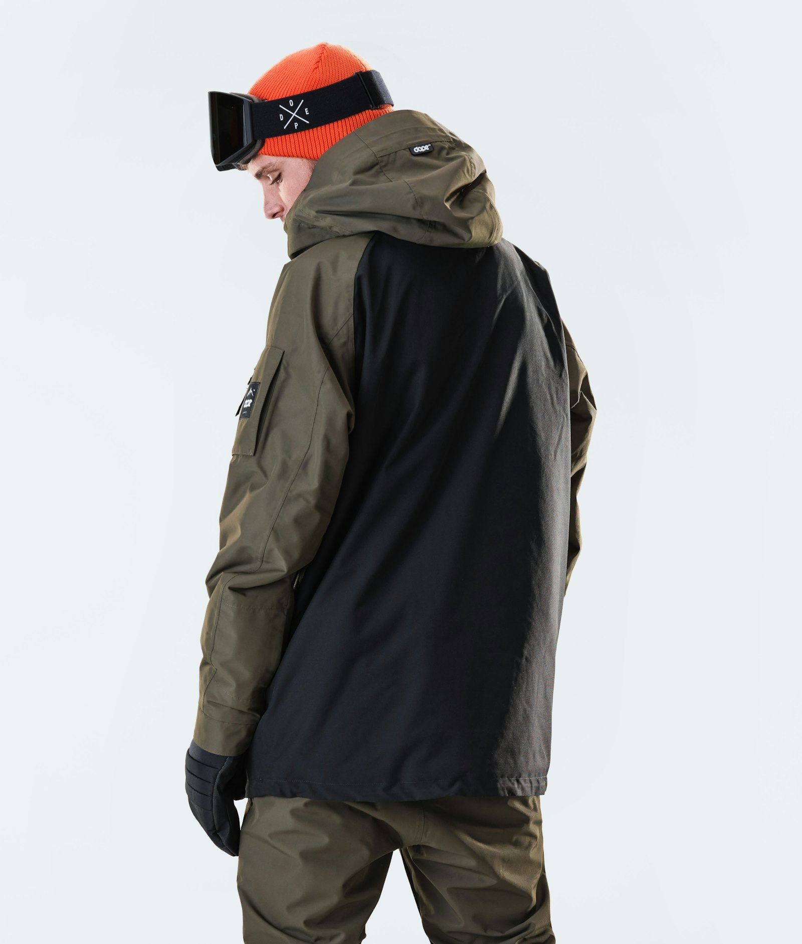 Dope Annok 2020 Ski Jacket Men Olive Green/Black