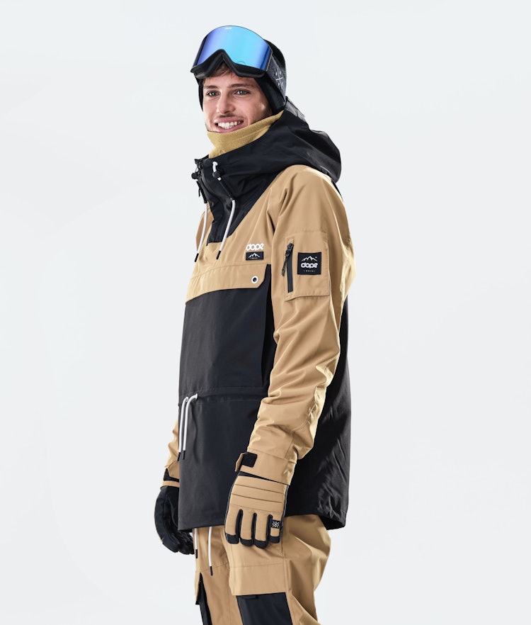 Annok 2020 Veste Snowboard Homme Gold/Black, Image 4 sur 8