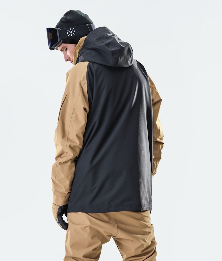 Annok 2020 Veste Snowboard Homme Gold/Black, Image 5 sur 8