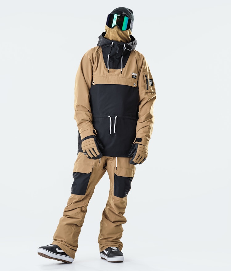 Annok 2020 Veste Snowboard Homme Gold/Black, Image 6 sur 8