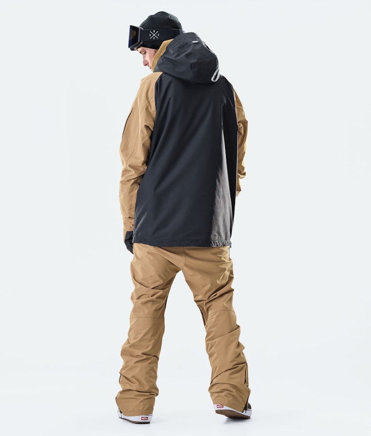 Annok 2020 Veste Snowboard Homme Gold/Black, Image 8 sur 8