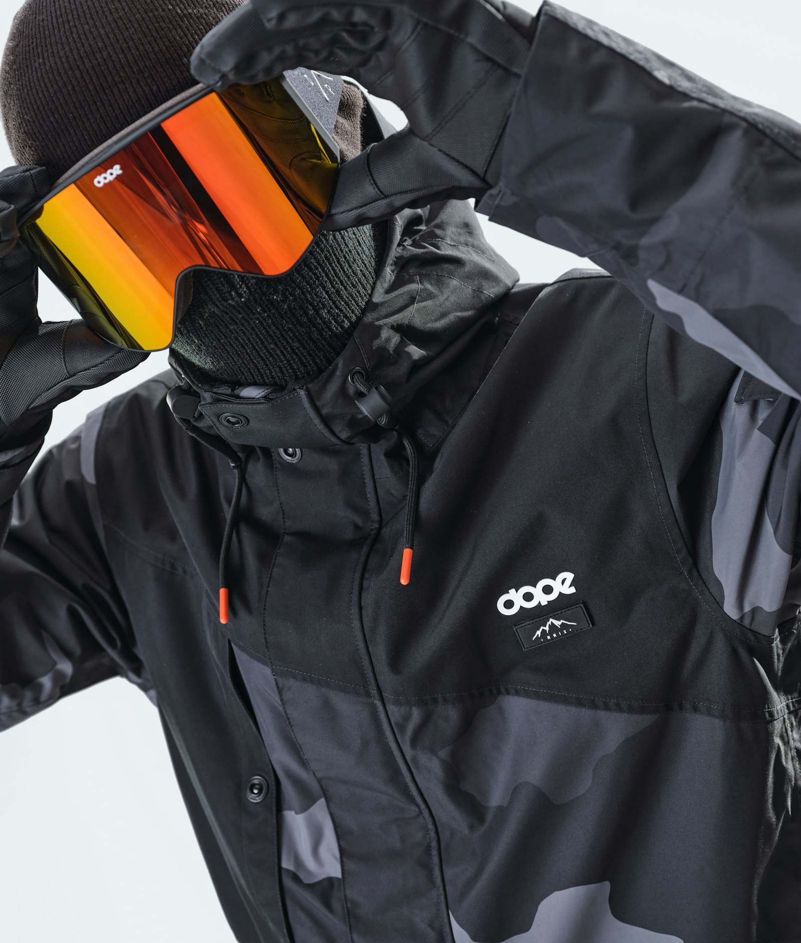 Dope Adept 2020 Snowboard Jacket Men Black/Black Camo