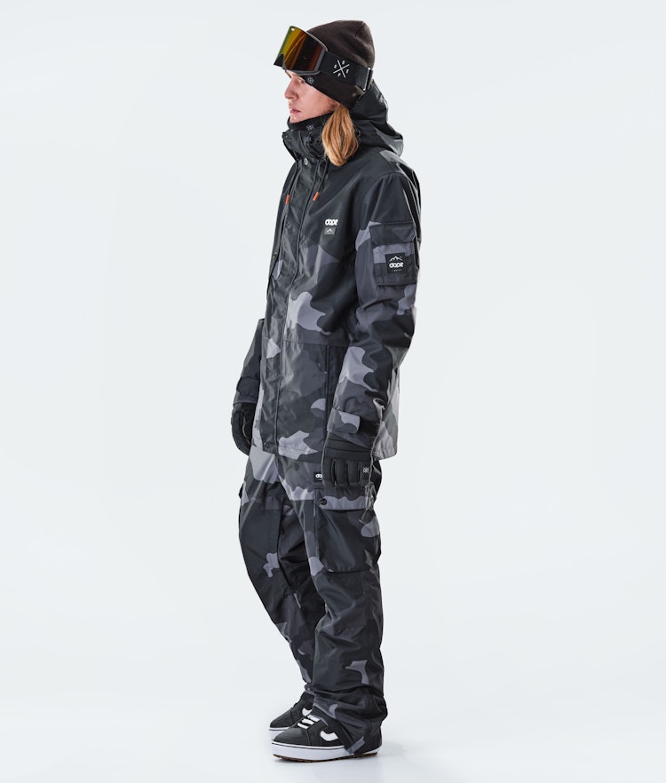 Adept 2020 Veste Snowboard Homme Black/Black Camo, Image 7 sur 8