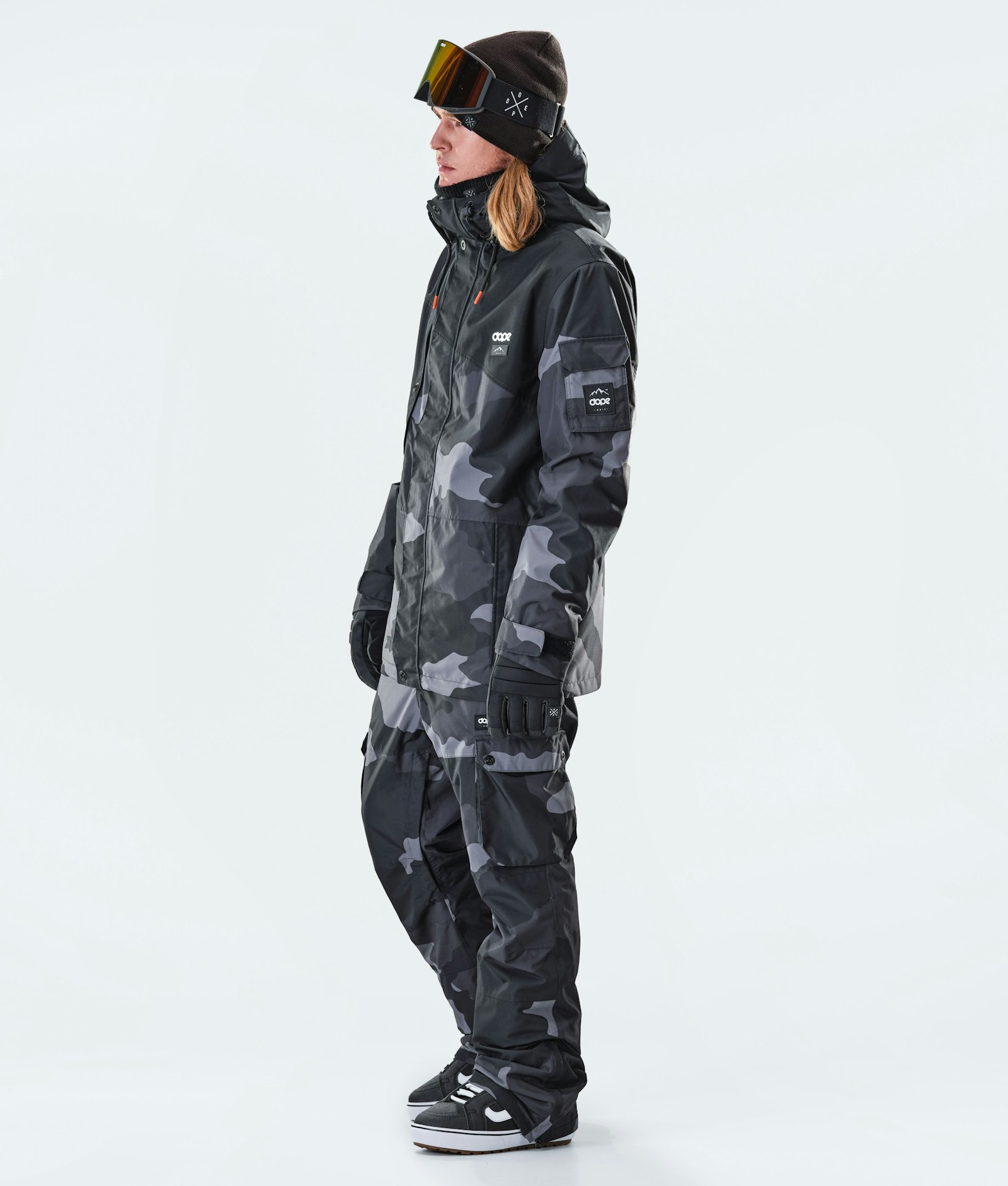 Dope Adept 2020 Snowboard jas Heren Black/Black Camo