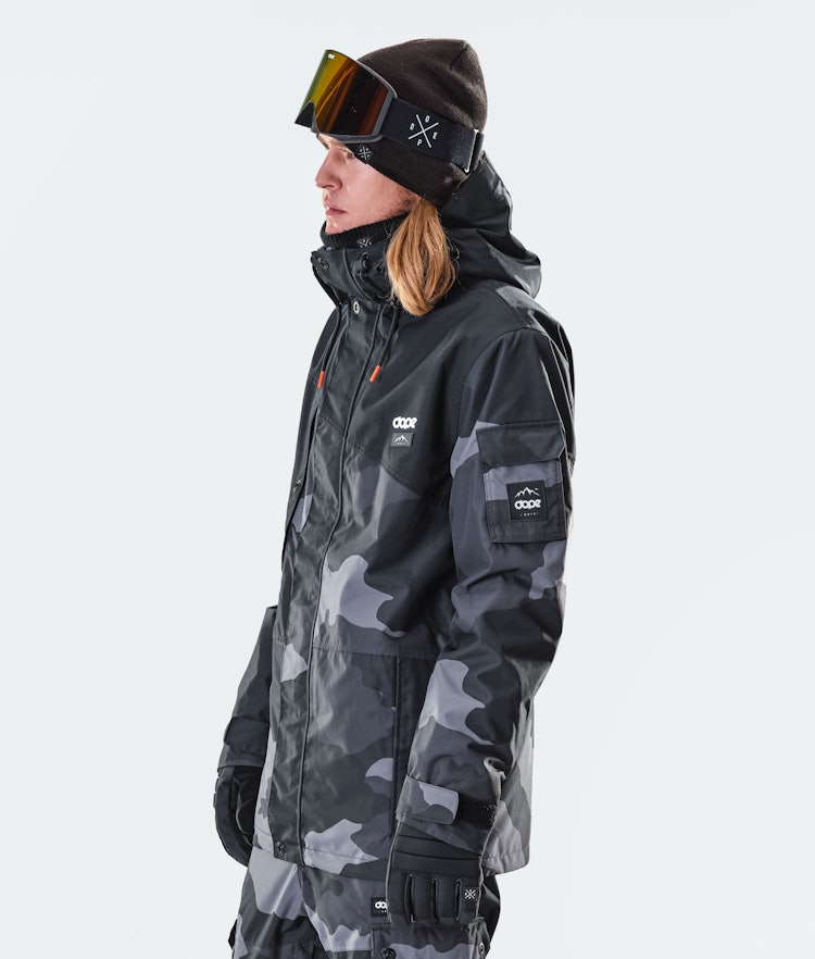 Adept 2020 スキージャケット メンズ Black/Black Camo, 画像4 / 8