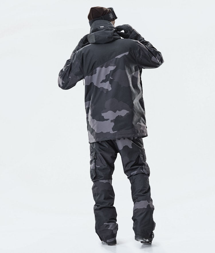 Adept 2020 Veste de Ski Homme Black/Black Camo, Image 8 sur 8