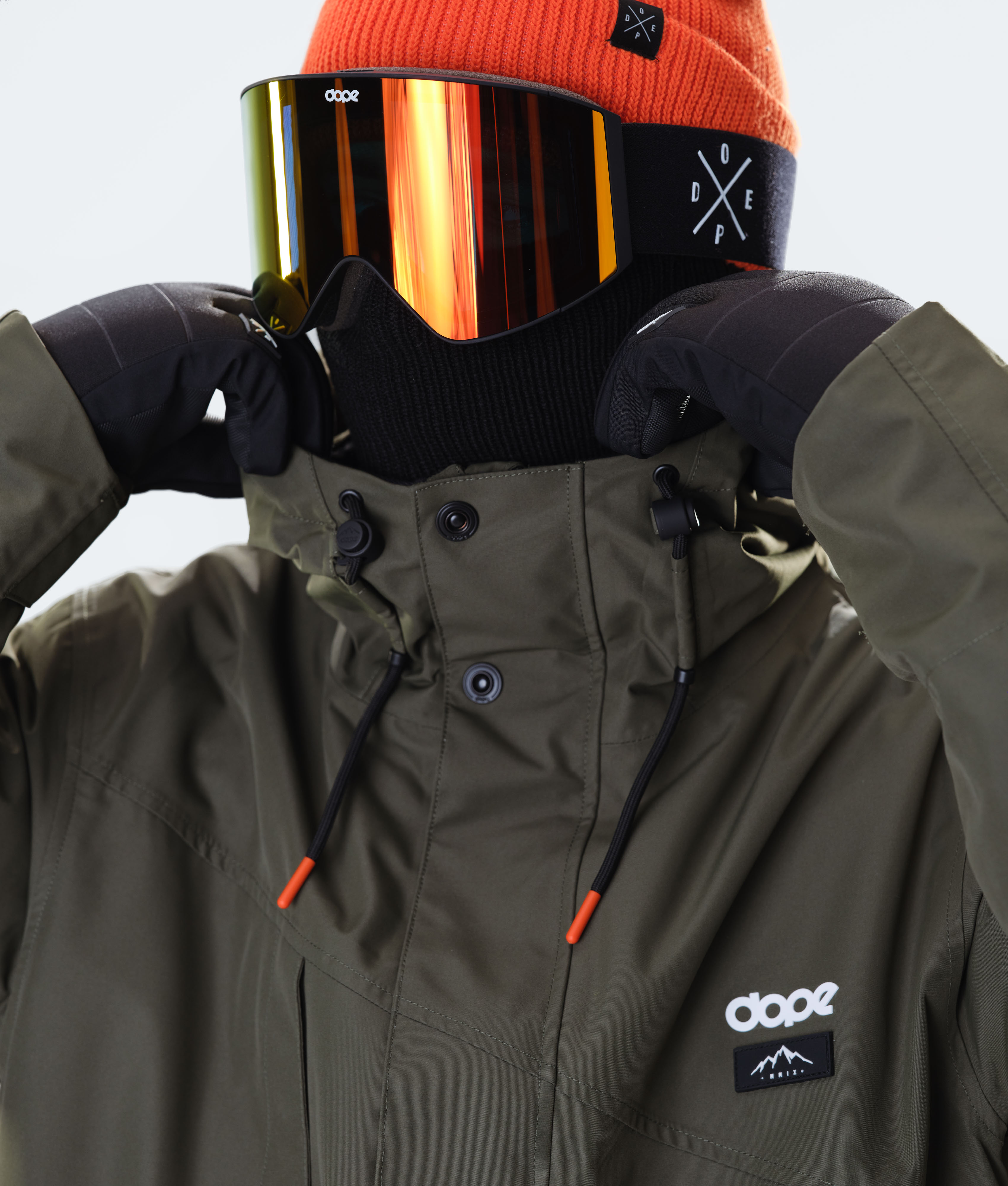 Dope Adept Snowboard Jacket Olive Green