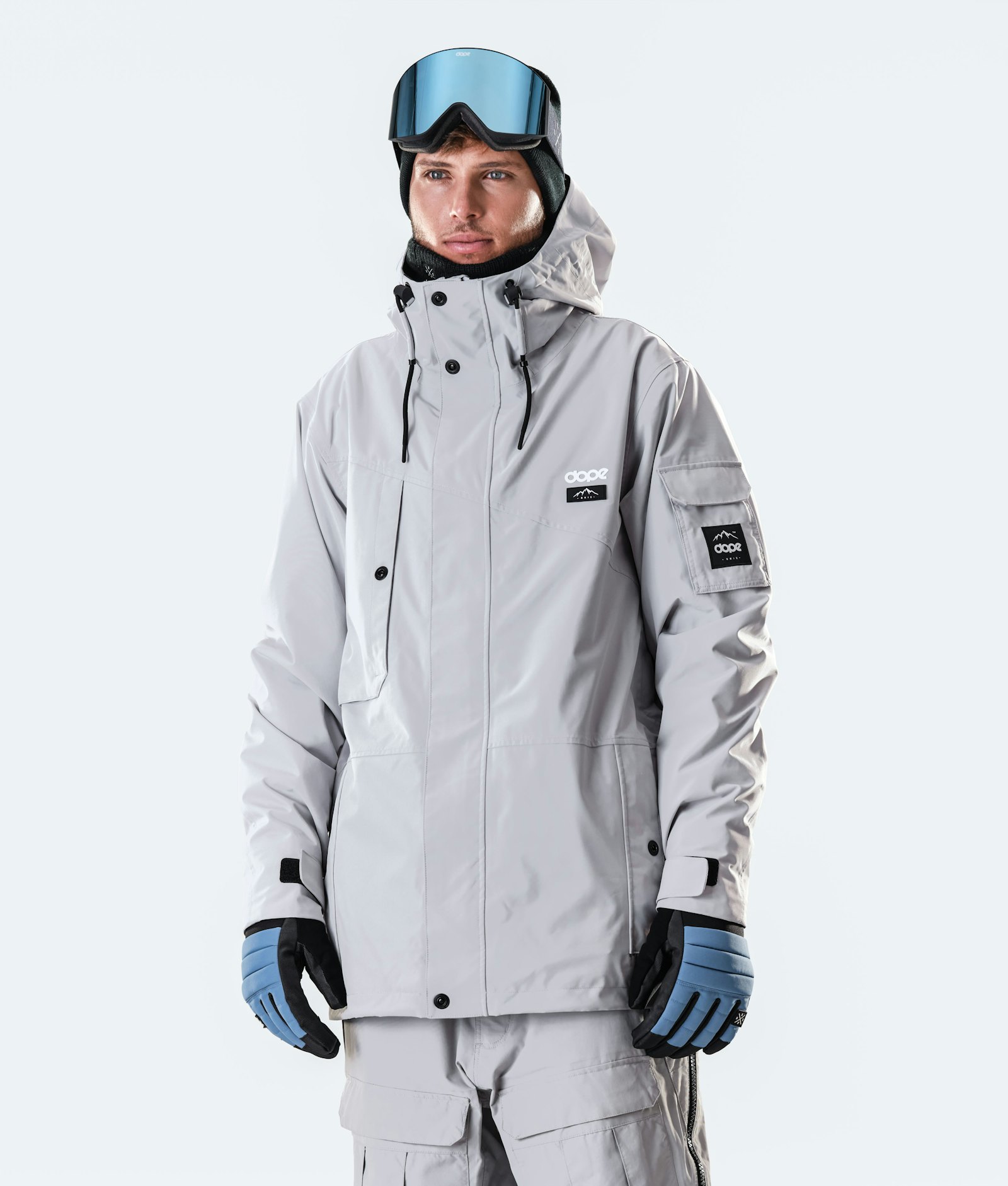 Adept 2020 Veste Snowboard Homme Light Grey