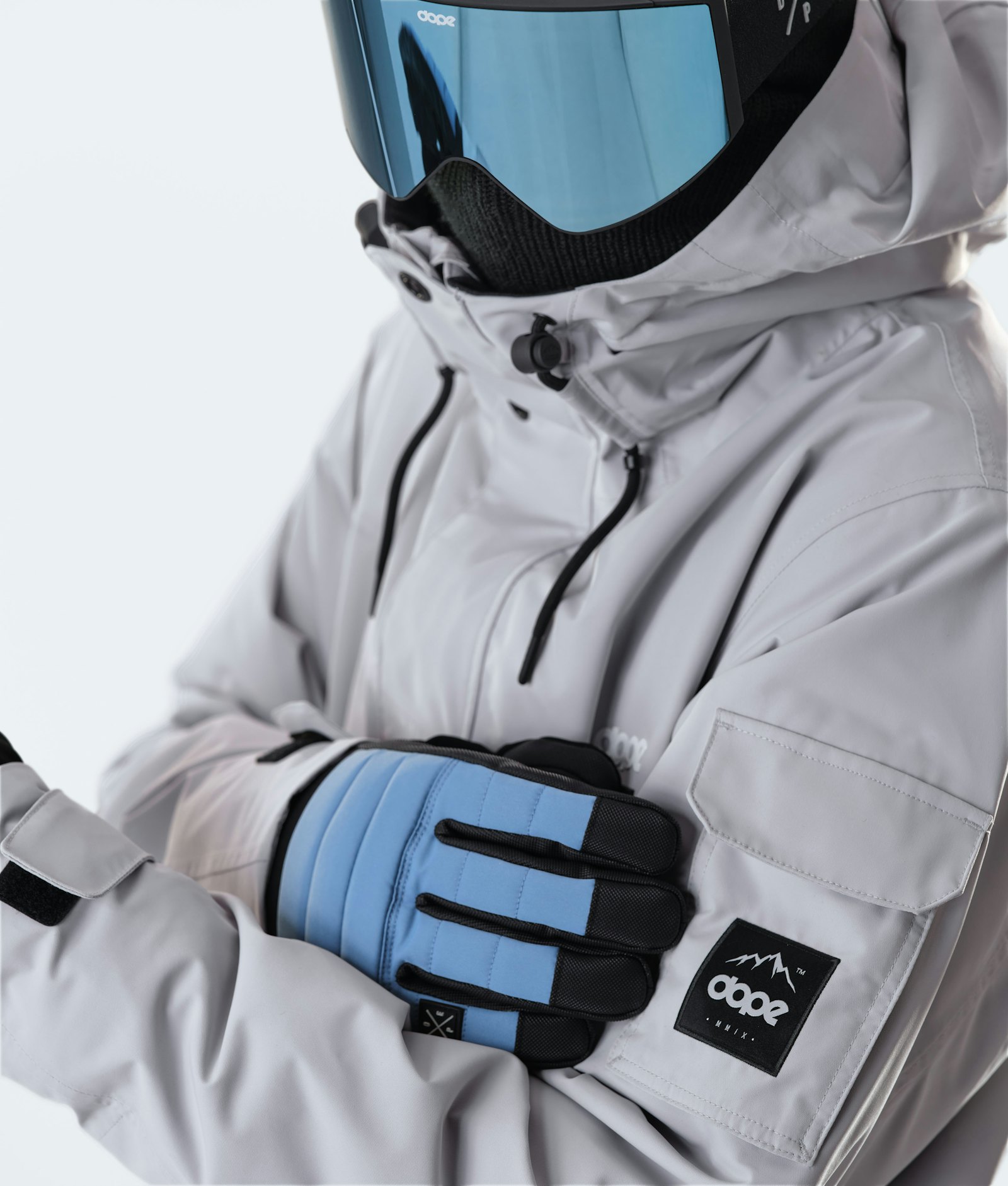 Dope Adept 2020 Giacca Snowboard Uomo Light Grey - Grigio