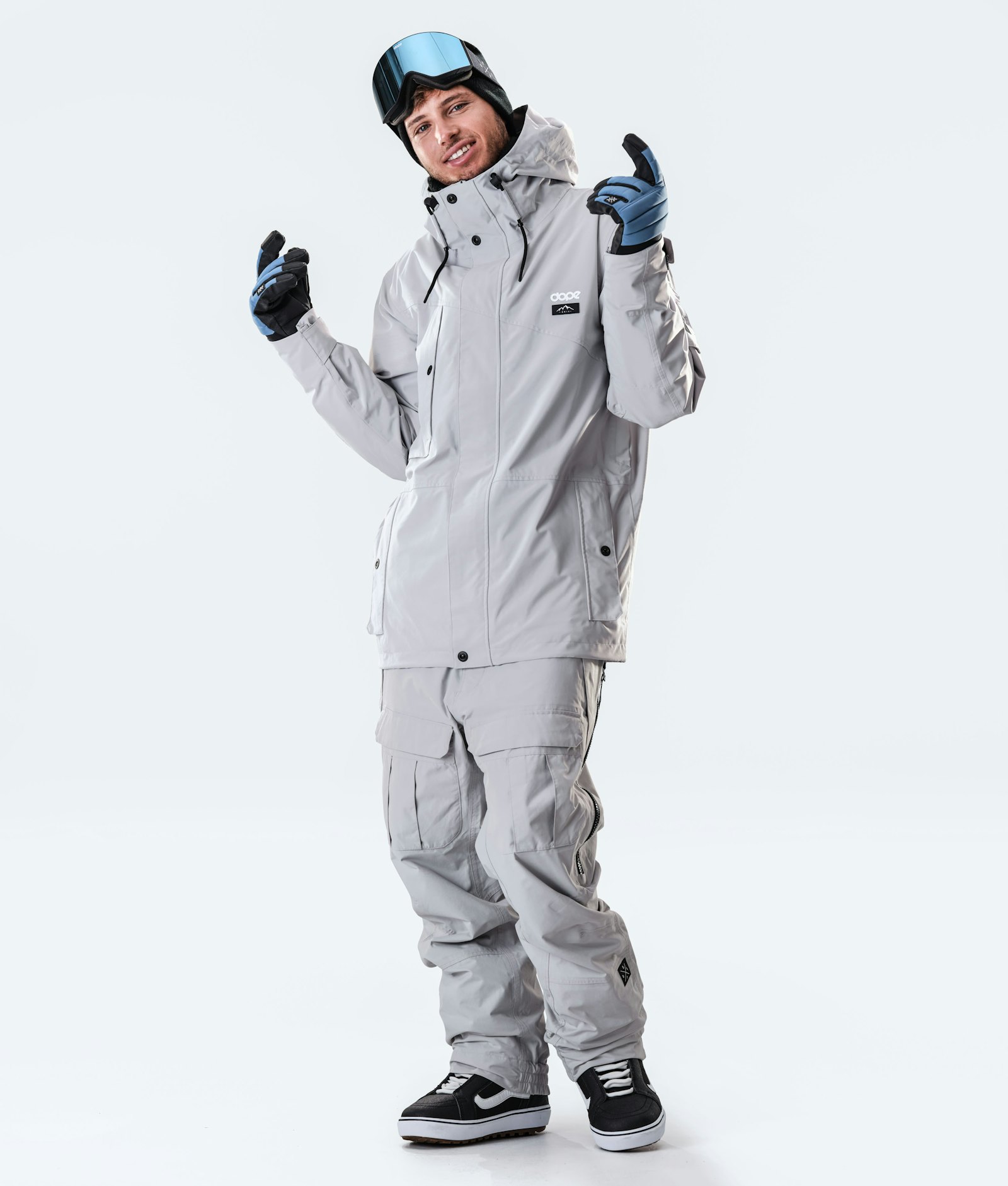 Dope Adept 2020 Veste Snowboard Homme Light Grey