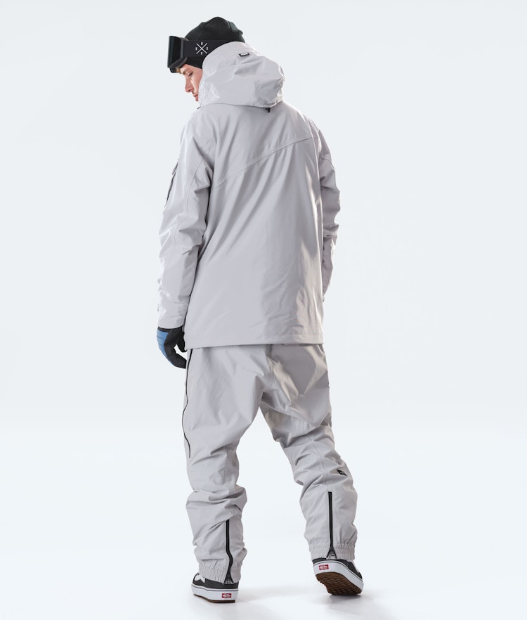 Adept 2020 Veste Snowboard Homme Light Grey, Image 8 sur 8